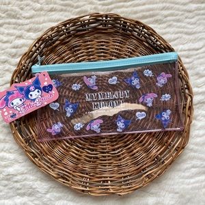 My Melody Kuromi glitter pouch